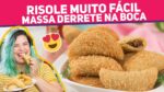 O RISOLE MAIS FÁCIL DO MUNDO! Massa crocante que DERRETE na boca | Receitas de Minuto 653
