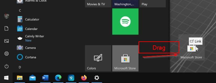 Como criar um atalho da área de trabalho para o aplicativo da Microsoft Store no Windows 10 2 Criar atalho da Windows Store na área de trabalho do Windows 10