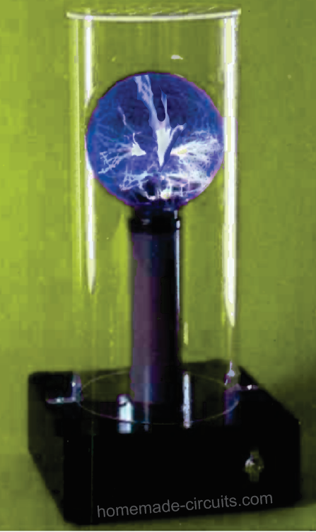 Faça este circuito de bola de plasma 4 Faça este circuito de bola de plasma