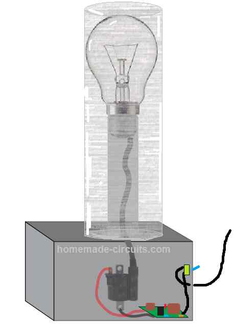 Faça este circuito de bola de plasma 10 Armário de bolas de plasma