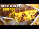 BOLO de CENOURA TRUFADO I COBERTURA DE BRIGADEIRO