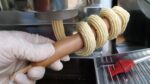 Cachorro-quente de queijo Churros, churros de chocolate – comida de rua coreana
