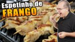 Espetinho de Frango Sem Churrasqueira do Chef Taico