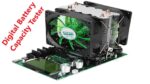 Testador de capacidade de bateria digital / voltímetro ajustável corrente constante carga eletrônica 180 w