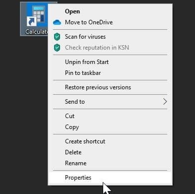 Como criar um atalho de teclado para abrir a calculadora no Windows 10 4 Crie um atalho de teclado para abrir a Calculadora no Windows 10