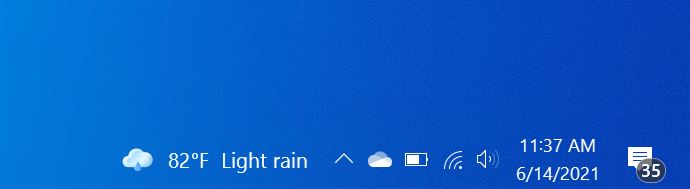 Como mostrar ou ocultar informações meteorológicas na barra de tarefas do Windows 10