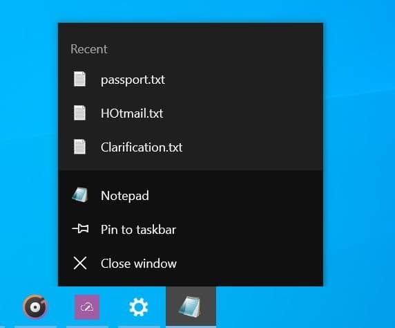 Como visualizar arquivos salvos recentemente no Windows 10 4 Ver arquivos do Bloco de Notas salvos recentemente