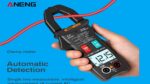 AMPER MEDIDOR TIPO COLAR / SISTEMA DE MEDIÇÃO INTELIGENTE COMPLETO / ANENG ST203 / MEDIÇÃO AC, DC