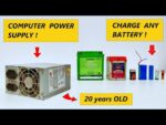 Carregador de bateria de 20 amperes com fonte de alimentação de computador – 220 v CA a 1,5 v / 3 v / 6 v / 9 v / 12 v / 24 v CC