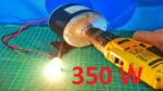 MOTOR GERADOR ELÉTRICO PARA TURBINA EÓLICA E ÁGUA / ELECTRICIDADE PRÓPRIA DC 24 V 350 W 2700 RPM