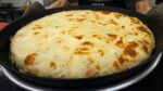Pizza futon de queijo gigante / pizza de queijo gigante – comida de rua coreana
