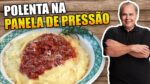 Polenta na Panela de Pressão com Molho de Linguiça do Chef Taico