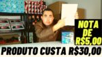 Produto custa R$50,00 mas na nota fiscal veio R$5,00 | Nota fiscal pela metade ou baixa DÁ PROBLEMA?