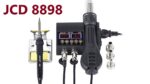 ESTAÇÃO DE SOLDA (ESTAÇÃO DE FERRO DE SOLDA E AR QUENTE) JCD 8898 + CONJUNTO Capacitor Lentilha