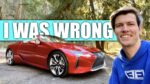 Eu estava errado sobre o Lexus LC500 – Os números não importam