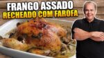 Frango Assado Recheado com Farofa do Chef Taico