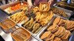 O chefe que leva a sério os lanches! Delicioso Tteokbokki, tempura, bolo de peixe, restaurante de lanches / bolo de arroz picante “Tteokbokki” / comida de rua coreana
