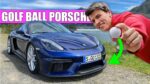 O Porsche Cayman GT4 tem covinhas como uma bola de golfe!
