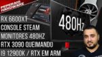 Resumão – RX 6600XT 8GB chegou / RTX 3090 queimando / Console da Steam / Monitores 480Hz / I9 12900K