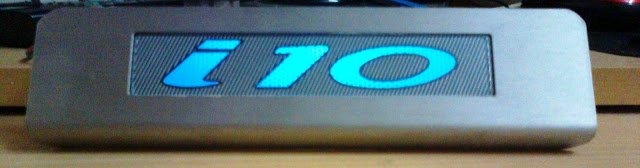 Placa de identificação da luz de fundo LED