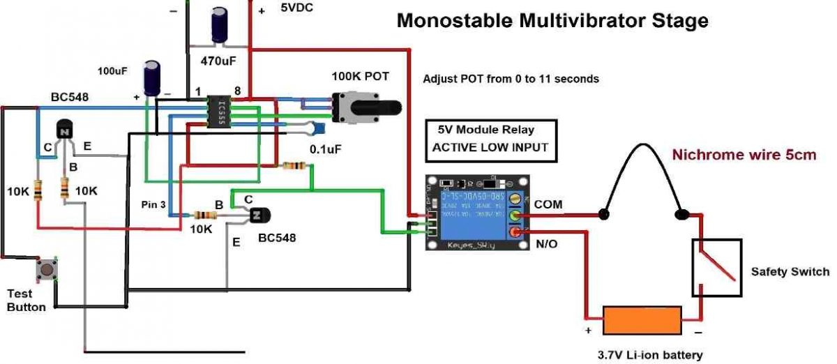 Circuito de ignição de fogos de artifício [Remote Controlled with Timer]