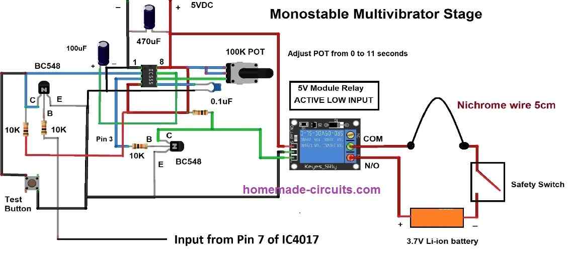 Circuito de ignição de fogos de artifício [Remote Controlled with Timer]