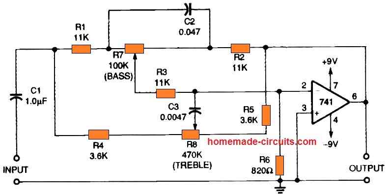 Circuitos de Controle de Tom Simples 6 Controle de tom ativo