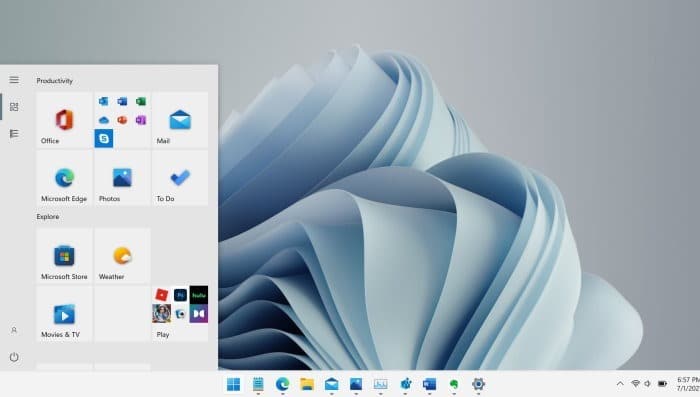 Como obter o menu Iniciar do Windows 10 no Windows 11 2 Menu Iniciar no Windows 11 vs. Windows 10