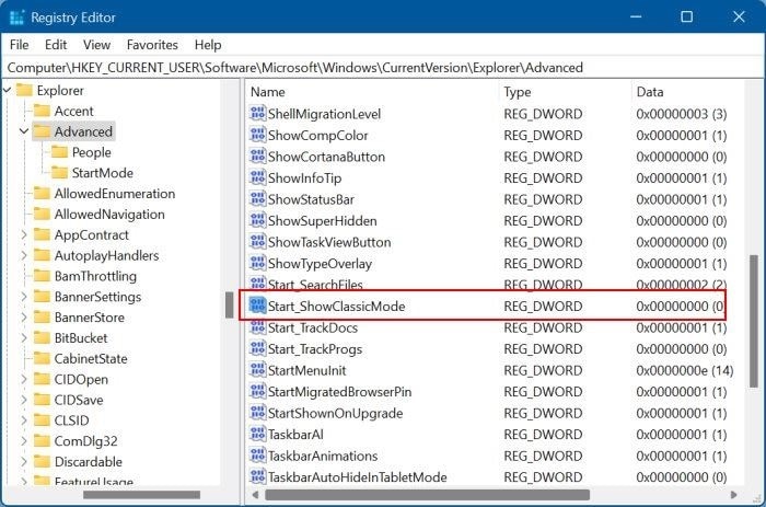 Como obter o menu Iniciar do Windows 10 no Windows 11 5 Restaurar o menu Iniciar no estilo do Windows 10 no Windows 11