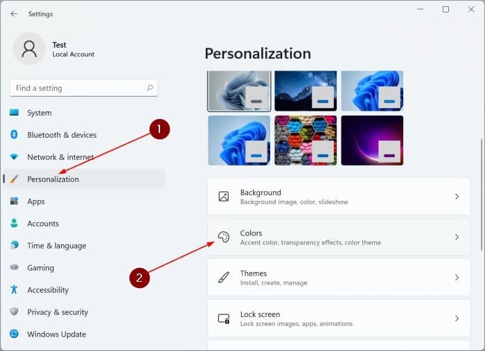 Altere a cor da barra de tarefas do Windows 11 para preto (sem aplicar o modo escuro)