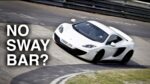 A suspensão exclusiva da McLaren não precisa de barra estabilizadora