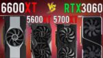 Comparativo – RX 6600 XT vs 5600 XT, 5700 XT, RTX 3060, 3060 Ti, RX 6700 XT – 8 Games 1080p & 1440p