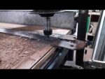 Cortando chapas de aço 3mm na cnc 3
