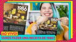 Fiz AO VIVO uma Receita de 1986! Rocambole de Frango Cremoso | Live do RM