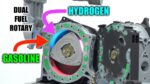 Mazda construiu um motor rotativo movido a hidrogênio e gasolina