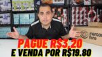 Pague R$3,20 e venda por R$19,80 no Mercado Livre comprando de fornecedores brasileiros