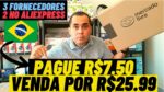 Pague R$7,50 e venda por R$25,99 no Mercado Livre | 2 fornecedores Aliexpress com estoque no Brasil