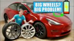 Por que as rodas grandes são uma má ideia em carros elétricos – Impacto de alcance!