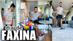 VLOG:  DIA DE FAXINA COMPLETA E PESADA NA CASA