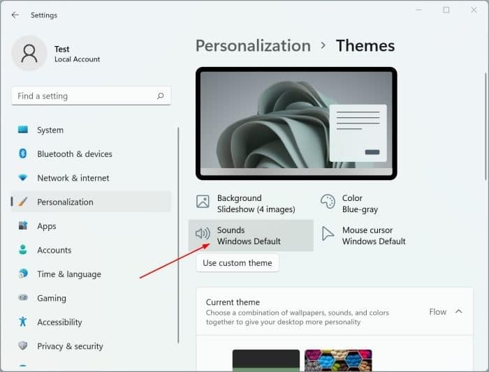 Ative ou desative o som de inicialização por meio de Configurações no Windows 11
