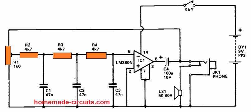 3) Usando o Amplificador de Áudio LM380
