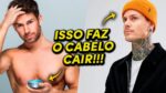 4 HÁBITOS MASCULINOS que fazem o CABELO CAIR! (Pare com isso AGORA!)