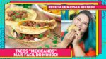 A RECEITA DE TACOS MEXICANOS MAIS FÁCIL DO MUNDO | Massa sem farinha sem glúten + Recheio | RM697