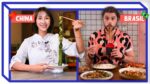 COMIDA CHINESA NA CHINA X NO BRASIL | Comidas da China | Mohamad Hindi feat Luana em Pequim