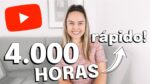 DESAFIO: Como Conseguir As 4 MIL HORAS DE EXIBIÇÃO No YouTube