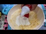 Ela fez esse recheio pra fazer bolo de pote!E Vendeu tudo na Creche por 3 Reais cada pote