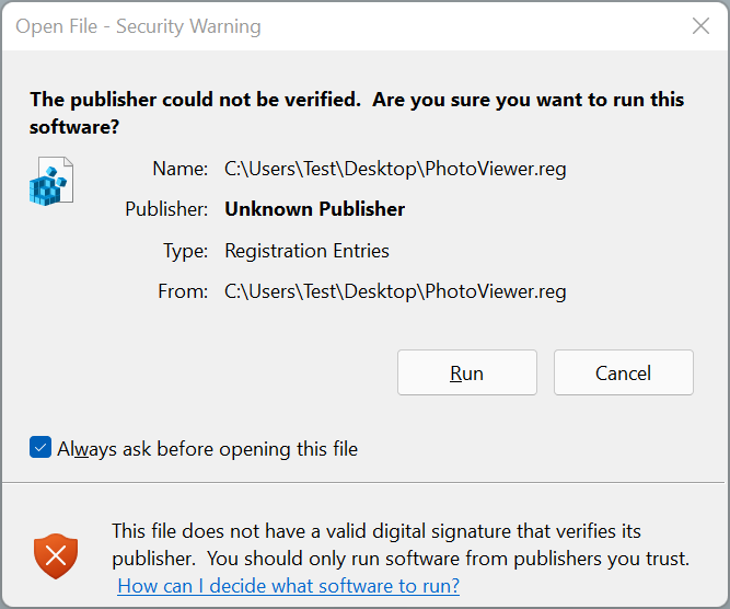 Ative o Visualizador de Fotos do Windows oculto no Windows 11