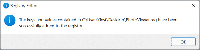 Ative o Visualizador de Fotos do Windows oculto no Windows 11