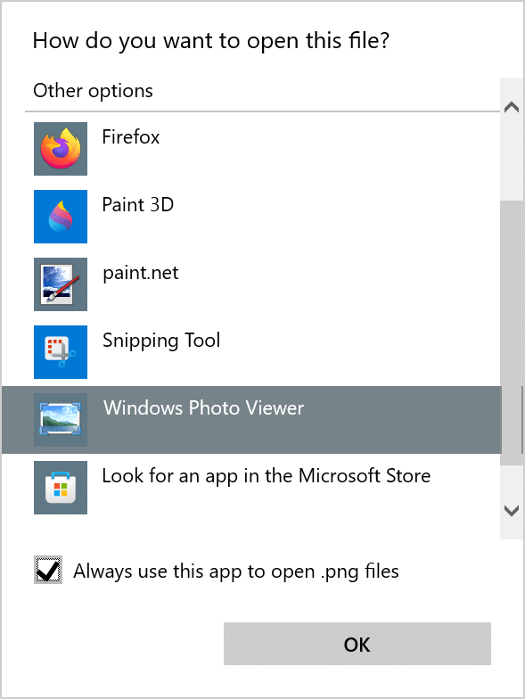 Definir o Visualizador de Fotos do Windows como padrão no Windows 11