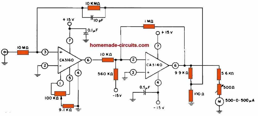 Circuito Picoamperímetro